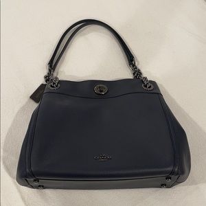 Coach Edie Bag *Never Used* Navy